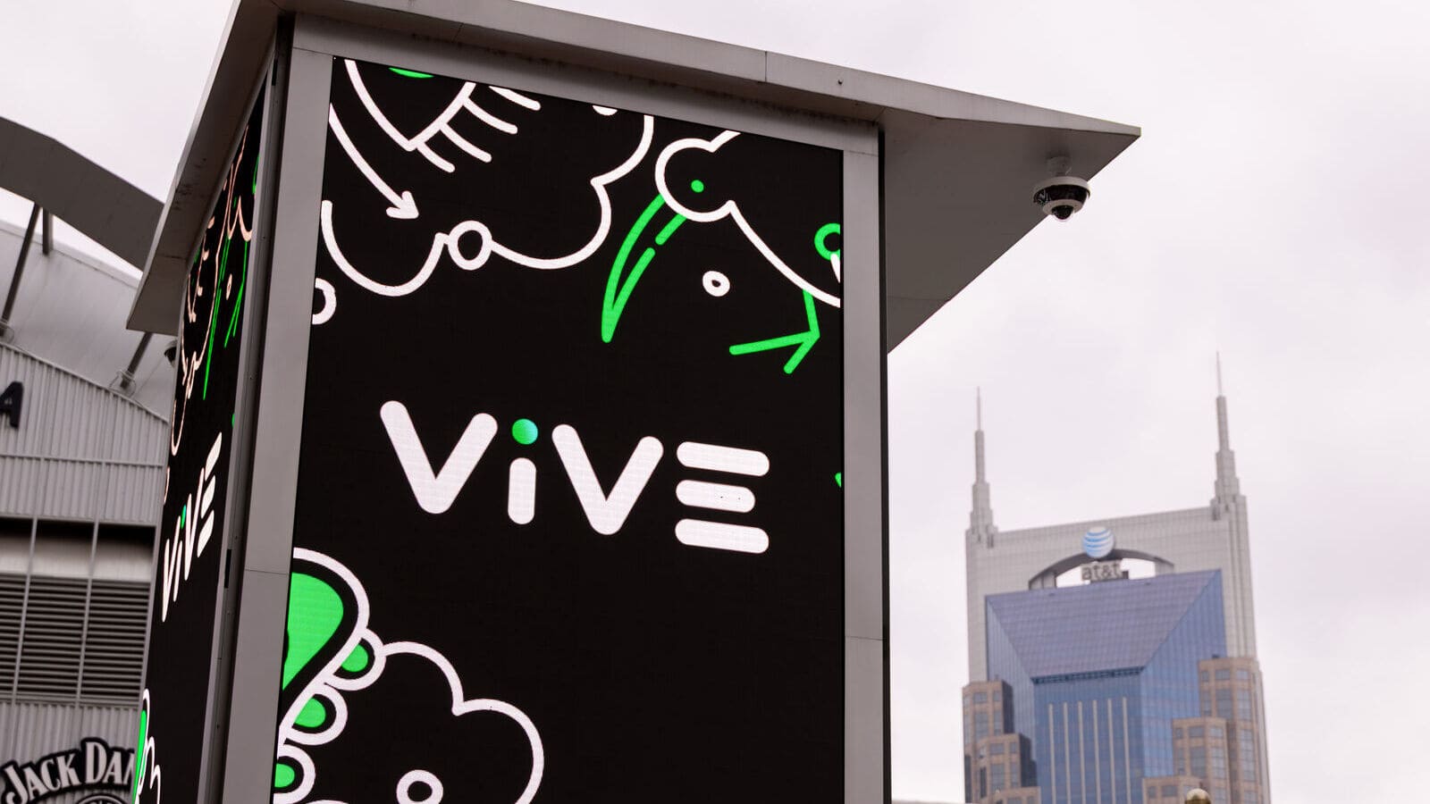 ViVE conference signage outside the venue